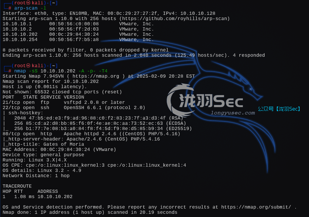 Vulnhub靶机Moria1.1-泷羽Sec