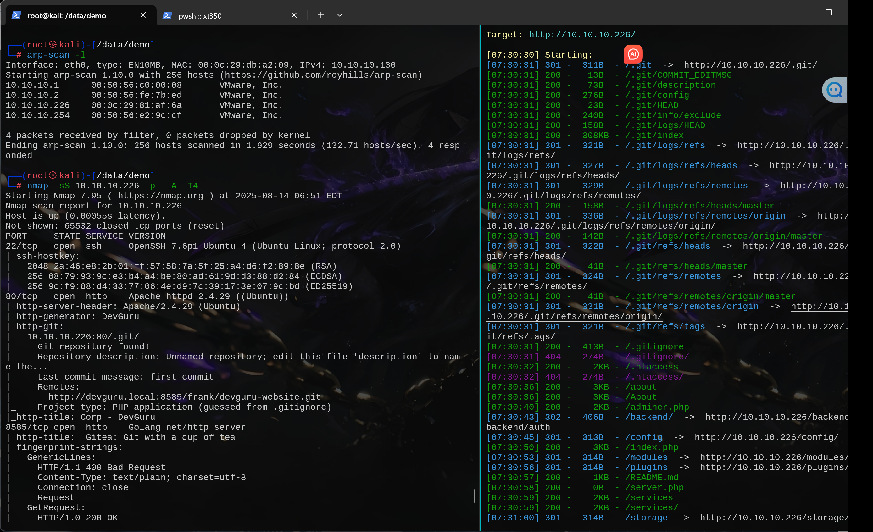 Devguru-vulnhub靶机渗透，oscp之路-泷羽Sec